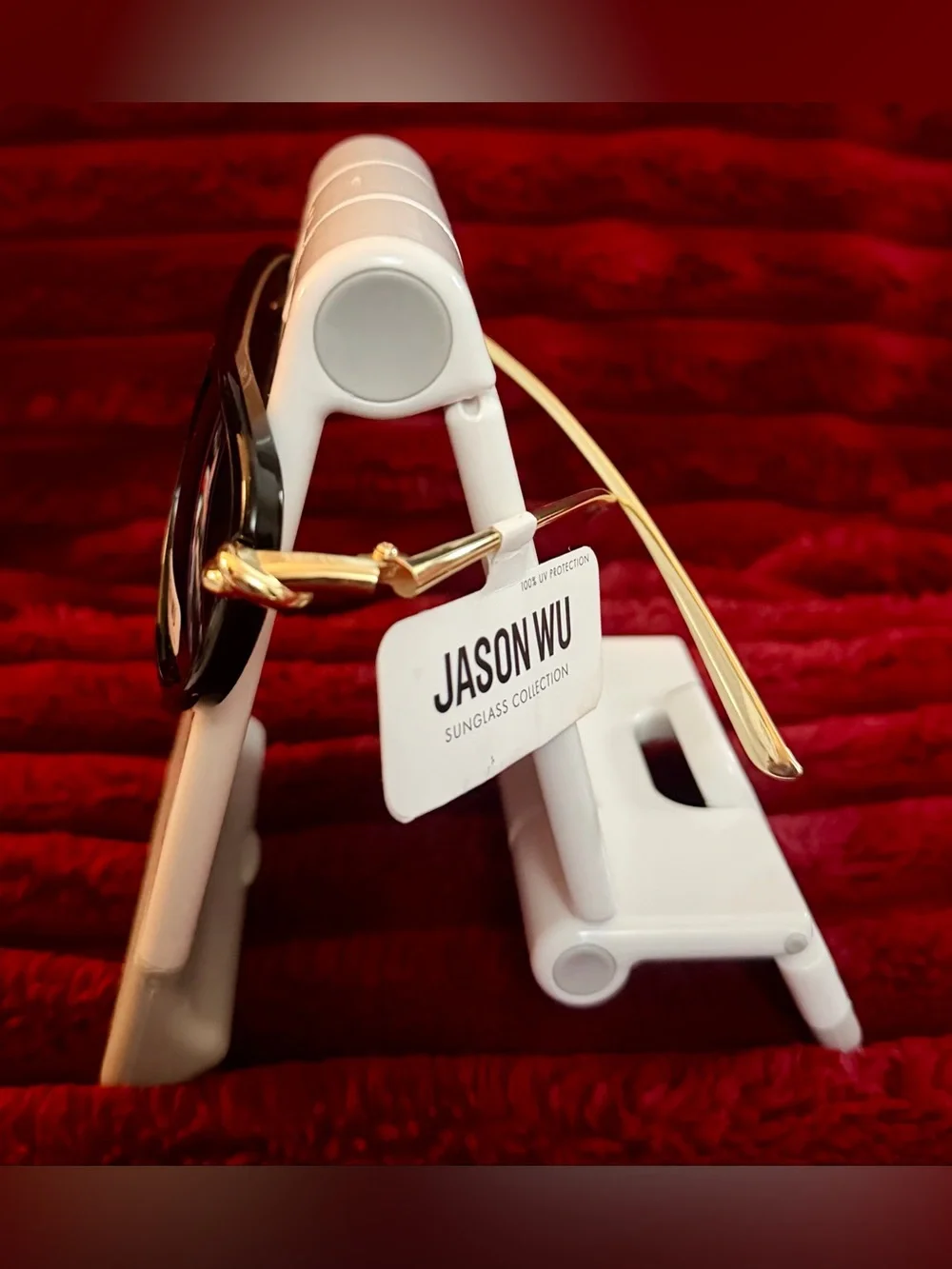 🕶️Jason Wu Black Sunglasses with Gold Accents